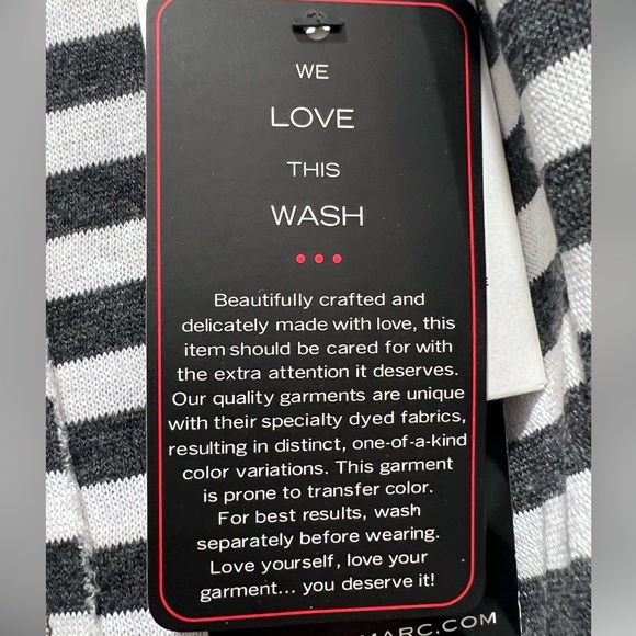 NEW Marc New York by Andrew Marc Striped Button Fleece Lined Knit Jacket Coat - Picture 11 of 16